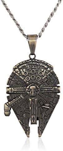 Star WarsMillenium Falcon Pendant Necklace, One Size, Plastic, na