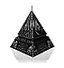 Produktbild Candella Behemoth 'Unholy Trinity' (Metallic Schwarz) Pyramide Kerze