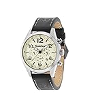Timberland Herren Multi Zifferblatt Quarz Uhr mit Leder Armband 15249JS/07