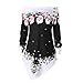 Produktbild MYMYG Frauen Frohe Weihnachten Weihnachtsmann Printed Off Schulter Sweatshirt Top Plus Größe Snowflake Printed Tops Schulterfrei Asymmetrische Zipper Dots Print Tops Mit Kapuze