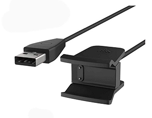 CAVN 2 Packs 55cm Chargeur Fitbit Alta HR Avec Bouton de R  initialisation Chargeur USB Rechargeable C  ble de Charge pour Bracelet Fitbit Alta HR Fitness  Noir