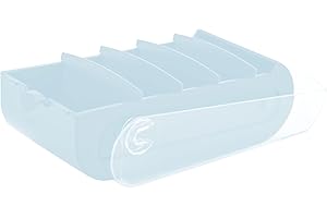 Exacompta - Réf. 5349623D - 1 Learning box BUNNYBOX A7 - dimensions 25x13,2x8,5 cm - coloris pastels aléatoires - capacité jusqu'à 900 cartes au format A7