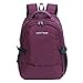 Bebamour Nappy Changing Backpack Large Capacity Baby Bag Backpack (Purple)