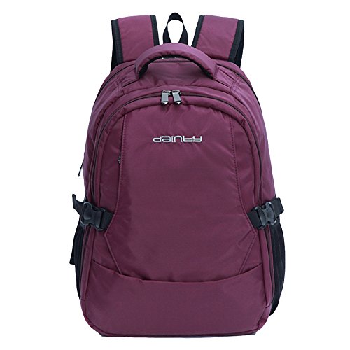 Bebamour Nappy Changing Backpack Large Capacity Baby Bag Backpack (Purple)