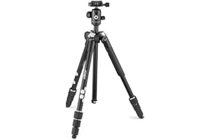 JOBY RangePod Trépied en Aluminium pour Appareil Photo/Smartphone avec tête sphérique, Pince Universelle pour Smartphone et Sac de Transport, pour CSC, DSLR, sans Miroir, téléphones Portables, Noir