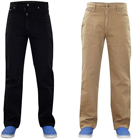 Men Skaters Designer Regular Fit Straight Leg Denim Cotton Jeans Trousers Pants