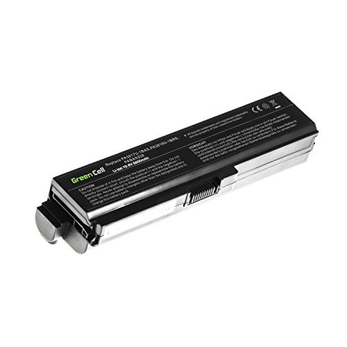 Green Cell® Extended Serie PA3817U-1BRS PA3634U-1BRS Laptop Akku für Toshiba Satellite C650 C655 C660 C660D L650 L650D L655 L675 L750 (12 Zellen 8800mAh 10.8V Schwarz) - 4