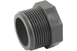 CODITAL Bouchon mâle pvc pression 12x17 (3/8").