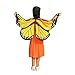 Produktbild Hmeng Halloween Party Soft Fabric Kinder Monarchfalter Flügel Schal Cape Schal Stoff Tanz Flügel Dress up Kostüm Zubehör (Gelb)