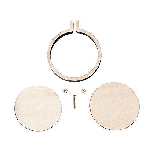 TOOGOO Mini Embroidery Hoop Wooden Frame Hand Cross Stitching Hoop Framing DIY Crafts