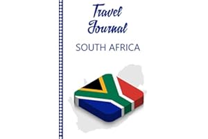 Travel Journal South Africa: Diary or Notebook, 108 pages ILLUSTRATED, Holiday Activity Book to Be Filled, Diary Book for his Travel, Gift to Offer