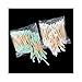 Produktbild 100 Teile/Paket Doppelkopf Wattestäbchen Frauen Make-Up Wattestäbchen Tipp Für Medizinische Holzstäbchen Nase Ohren Reinigung Gesundheitswesen Werkzeuge (Color : White)