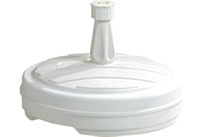 EDA - PIED DE PARASOL - E 42 CM - PLASTIQUE - BLANC