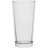 AmazonCommercial Highball Drinking Glasses, Barware Glass Tumbler, 370 ml, Set of 8