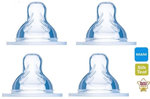 Mam Medium Flow Teat 2 Pack (Pack of 2 Total 4 Teats)