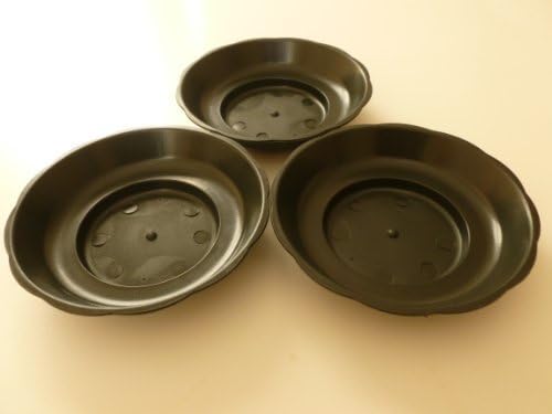Pack of 3 Floral Bowls (Dark Green). Floral Arrangements / Wedding Displays