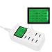Produktbild HKFV Multi-Port-USB-Ladegerät 8-Port USB Ladegerät Port Desktop Ladestation mit LCD Display für iPhone USB-Ladegerät Netzkabel
