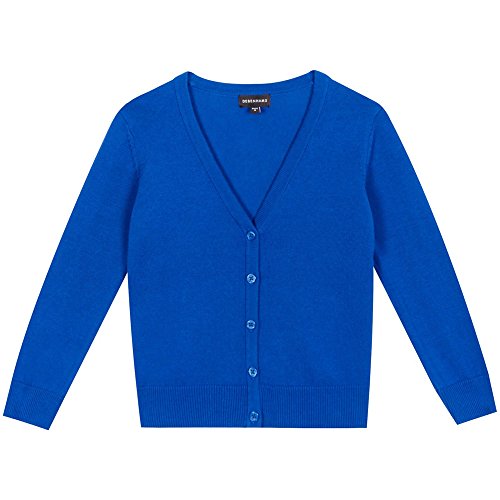 royal blue girls school cardigan