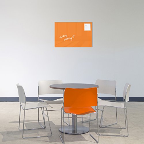 Smart Glass Board Pizarra de cristal magn tica Tablero de notas magn tico en vidrio 2 Imanes SuperDym 60 x 40 cm Naranja reviews Smart Glass Board Pizarra de cristal magn tica Tablero de notas magn tico en vidrio 2 Imanes SuperDym 60 x 40 cm Naranja