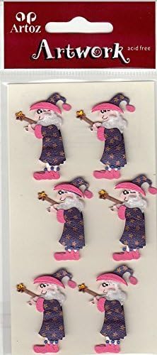 Old Woman Witch Craft Embellishment Halloween Or Witch Card Topper Scrapbooking Stickers