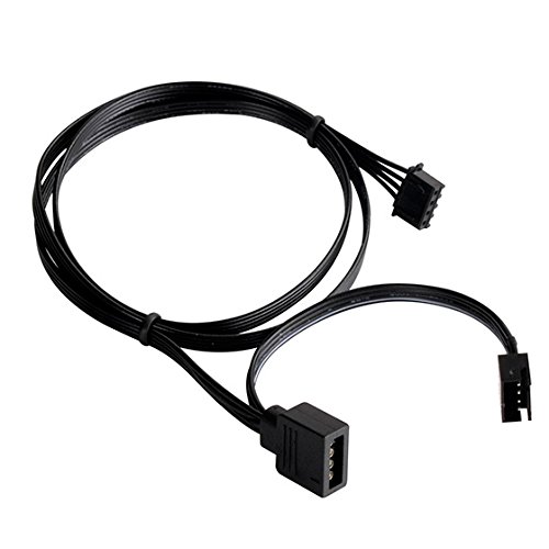 SilverStone SST-LSB01 – RGB LED Steuerbox mit 8 RGB-LED-Anschlüssen, inklusive 2x 5050 RGB LED Streifen 300mm - 10