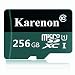 Produktbild Karenon Micro SD Karte 256GB, microSDXC 256GB Class 10 Speicherkarte + Adapter(DE49-KA01)