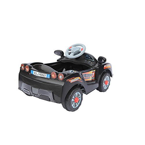 Ferngesteuertes Elektroauto 6V - elektrischer Ferrari für Kinder - Schwarz