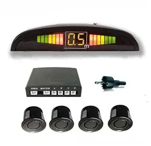 Varshine Parking Assistant System with 4 sensors System 12V LED Display Indicator car Parking Sensor car auto Reverse Radar kit K-55