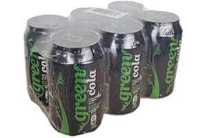 ‎BUXTRADE Green Cola - inkl.Pfand | 0,33L | natürliches Koffein | Grüne Kaffeebohne | ohne Zucker | Buxtrade | Verschiedene Mengen (24 Dosen / € 3,91 je l)