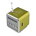Produktbild kaersishop Mini-Lautsprecher, USB, SD/TF-Karte, MP3-Player, FM-Radio, tragbar, Stereo, Super-Bass, unterstützt Line IN-Funktion, Empfangen der Audioquelle von MP4, PC, Notebook, Telefon etc. grün