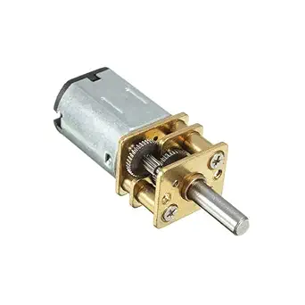 SONICROBO CART 1pcs N20 MOTOR 3.7V-6V 100 Rpm Micro Metal Gear Reduction DC Motor with 30:1 for RC Car Robot wheels DIY Toys-metal gearbox-ideal for making robots