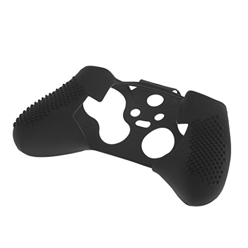 Generic Silikon Schutzhülle Vollständige Gehäuse Fall Reperatur Set für Xbox One Game-Controller – Schwarz - 6