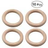 El paquete incluye 10 piezas de aro artesanal de madera, suficiente para su repuesto o reemplazo, satisfaciendo sus necesidades artesanales diferentes.