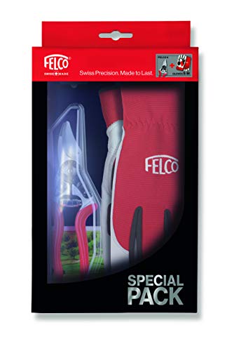 Preisvergleich Produktbild Felco 6 Compact Gartenschere mit S-M Handschuhen