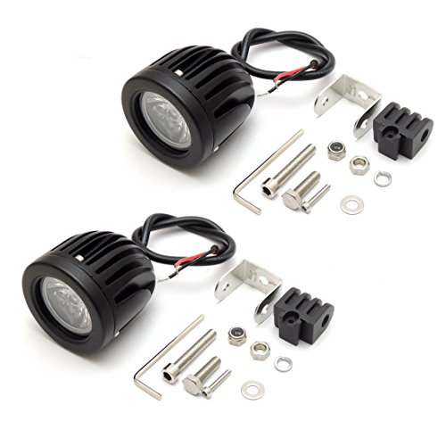 Phares Additionnels LED Pour Moto Custom - Set SX22 - Feux Antibrouillard - Lumitecs - Neuf