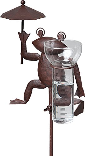 Preisvergleich Produktbild Gartenstecker „Regenmesser“ REGENMESSER FROSCH 117,5CM 123657