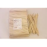 Agitadores con forma de café de madera - 19,05 cm (1000 agitadores con forma de)