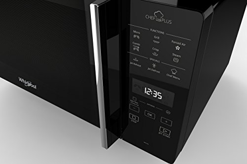 Whirlpool Microonde MCP 349 BL Chef Plus termoventilato combinato 25 litri  Nero con griglia alta griglia bassa piatto Crisp maniglia - Sconti Codici  Offerte Amazon