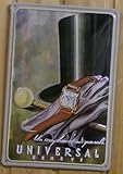 Blechschild Universal Armbanduhr Geneve Genf Schweiz Uhr