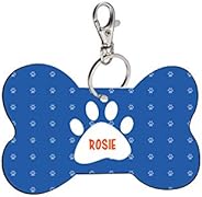 Sky Trends Bone Shape Collar Locket/Pendant for Dogs & Puppy -482, Multicolour, Medium, 1 Count - R