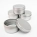 5x ALUMINIUM TINS JARS POT CONTAINER (50ml) For Nail Art MakeUp Cosmetics Travel Creams Lip Balms Tattoo