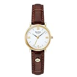 Bruno Söhnle Damen Analog Quarz Uhr mit Leder Armband 17-33045-971