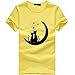 Produktbild TOPSELD T Shirt Damen, Frauen MäDchen Plus Size Print Tees Kurzarm T-Shirts Bluse Tops