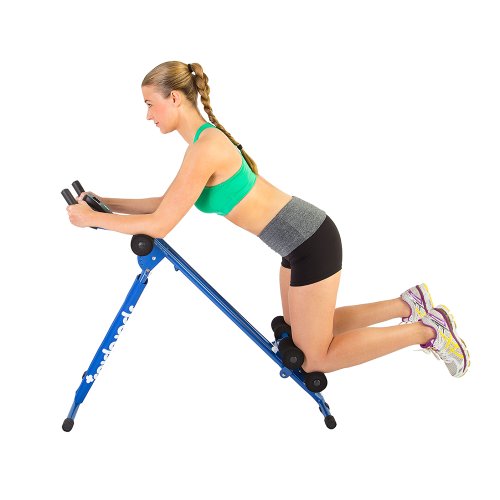 SportPlus - Ab Plank - Planche pour Abdominaux et Gainage - Pour tous les Niveaux - Plusieurs Options et Coloris dispo - Ecran de contrôle - Pliable