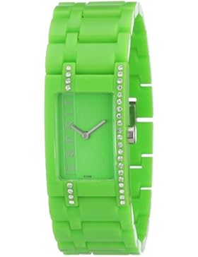 Esprit Damen-Armbanduhr houston funky star green Analog Quarz A.ES103562004