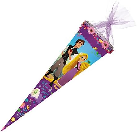 Nestler 5708535S" Disney Princess Rapunzel with Flower Tendril, Organza And Lace Textile, 70 cm