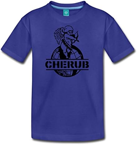 Spreadshirt Cherub Campus Teenage Premium T-Shirt, 146/152 (10 Years), Royal Blue