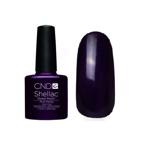 CND Shellac Nail Polish, 75 colour choices including ALL The Collections (Allthingslovelyjubbly)INCLUDING THE *NEW* 2015 Colours For CND Shellac The Flora & Fauna Collection UV Gel Soak Off (Plum Paisley (Modern Folklore Collection))