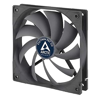 ARCTIC F12 PWM PST CO - 120 mm Ventilateur boitier PWM haute performance - Technologie de partage du PWM (PST) - Double roulement à billes