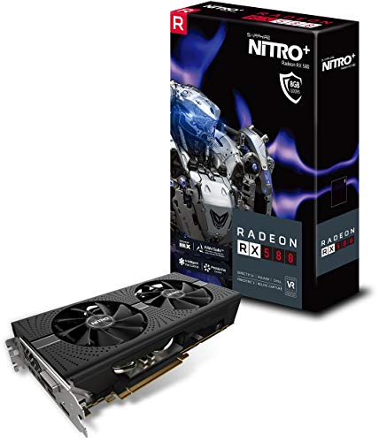 Sapphire Radeon Rx 580 Nitro+ Radeon Rx 580 8Gb Gddr5 - Graphics Cards (Radeon Rx 580, 8 Gb, Gddr5, 256 Bit, 3840 X 2160 Pixels, Pci Express X16 2.0)